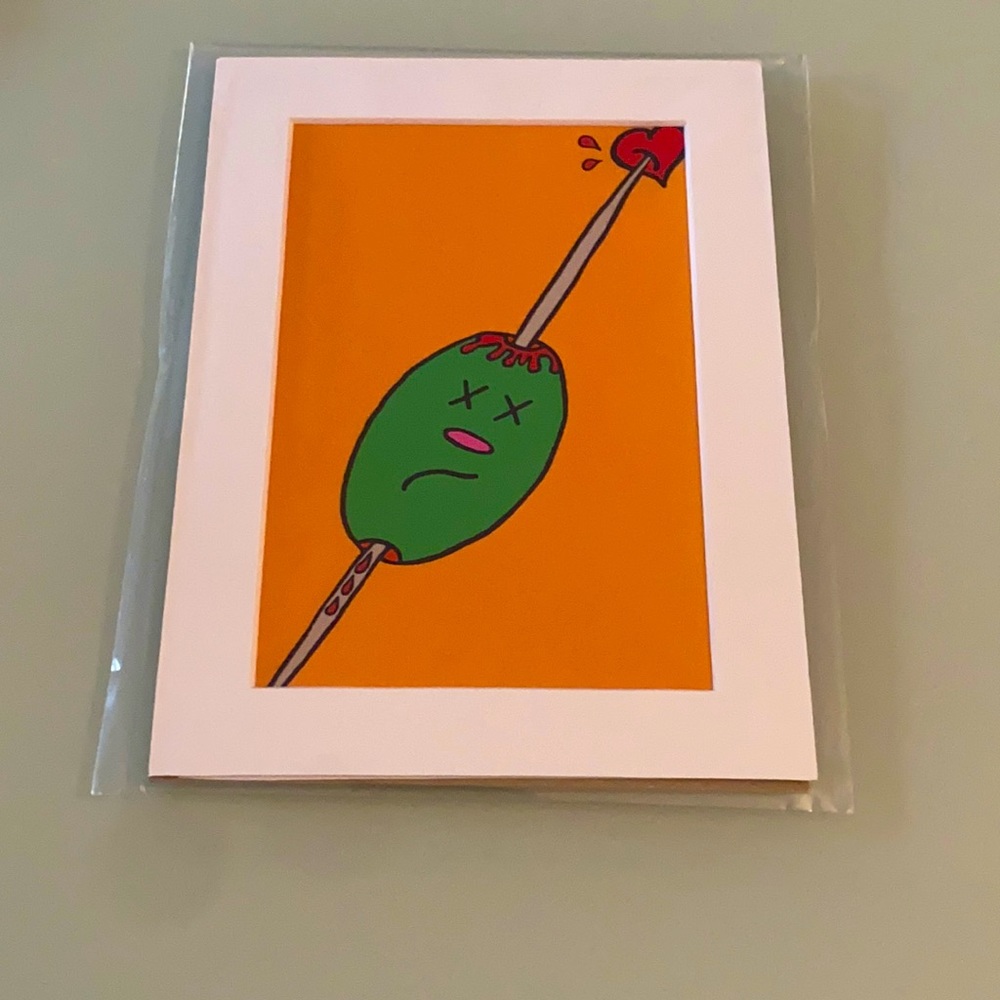 Olive Love Art Print